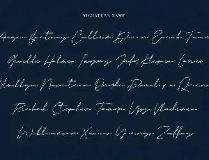 Jarvitts Signature font