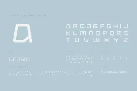 MBF Dimension Drive font