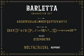 Barletta - Vintage Serif Font