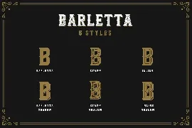 Barletta - Vintage Serif Font