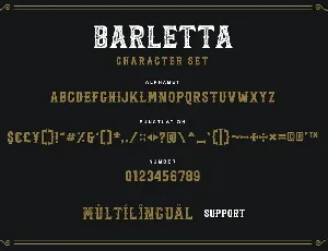 Barletta - Vintage Serif Font