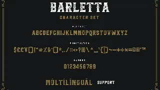 Barletta - Vintage Serif Font