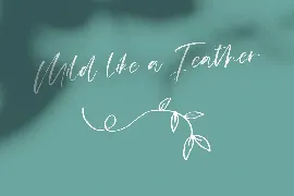 Mildlight Feminine Signature Font