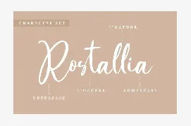 Rostallia - Elegant Script Font