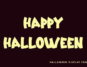 Zombie Zone - Halloween Display Font