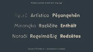 Modeco font