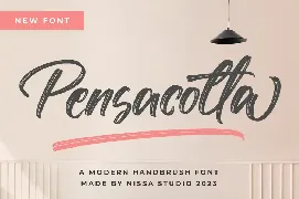 Pensacotta - Brush Font