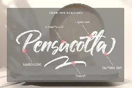 Pensacotta - Brush Font