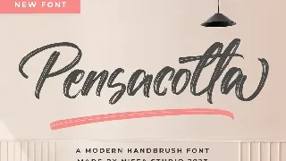 Pensacotta - Brush Font