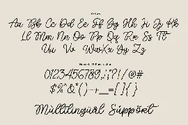 Whitening - A Cute Monoline Font