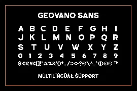 Geovano - Vintage Font Family