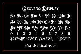 Geovano - Vintage Font Family