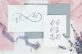 Initial Valentine Font