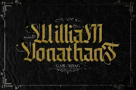 Livingstone - Blackletter Font