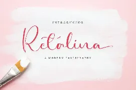 Retalina - Wedding Font