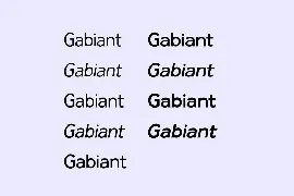 Gabiant Sans Serif Font Family