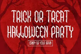 Nazzaric Horror Display Typeface font