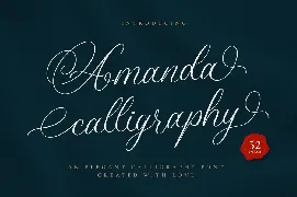 Amanda Calligraphy font