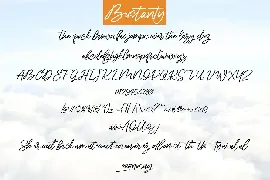 Bustanty | Monoline Handwriting Script Font