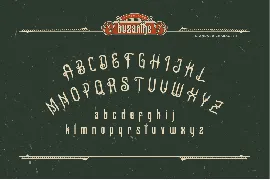 Buzanthe font