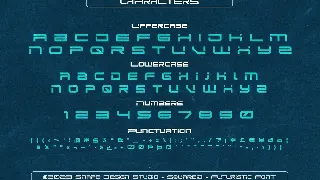 Squareid - Futuristic Font