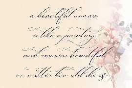 Berlishanty Calligraphy Beautiful Script font