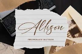 Aillisha Modern Signature Font