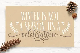 Winter Sound - Modern Calligraphy font