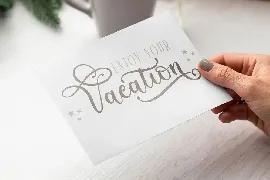 Winter Sound - Modern Calligraphy font