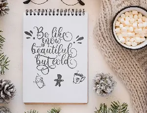 Winter Sound - Modern Calligraphy font