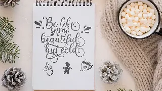 Winter Sound - Modern Calligraphy font