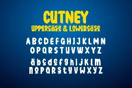 Cutney font