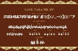 SAHUR - Islamic Font