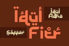 SAHUR - Islamic Font