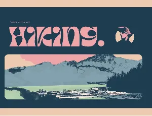 TANAMERA | Psychedelic Font