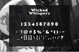 Whicked Whispers - 1930s Typeface font