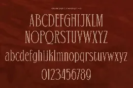 Rakushi Display Serif Font