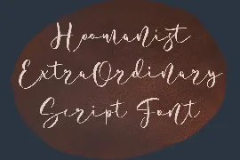 Hoomanist Natural Handwritten Font