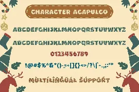 Acapulco - Decorative Font