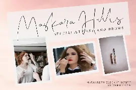 Margareth Elegant Signature Script font