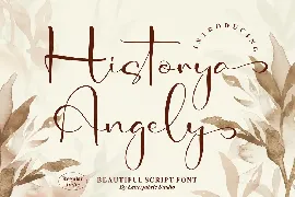 Historya Angely Beautiful Script Font