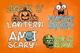 Spooky Zombie - Halloween Font