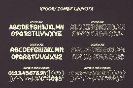 Spooky Zombie - Halloween Font