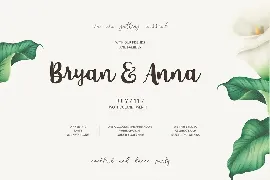 Gardenia Script with Swash Font