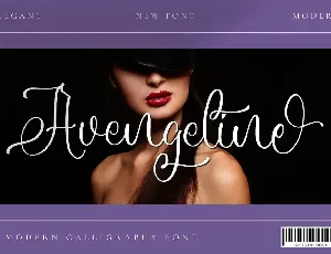 Avengeline - Fashion Font