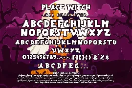 Place Witch - Halloween Display Font