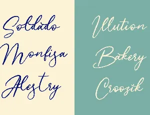 Monnolitic Casual Signature Font