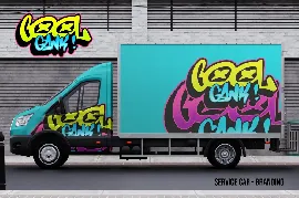 Coolgank - Dynamic Graffiti Font