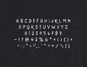 Rog92 - Chalk Display Font