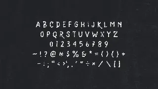 Rog92 - Chalk Display Font